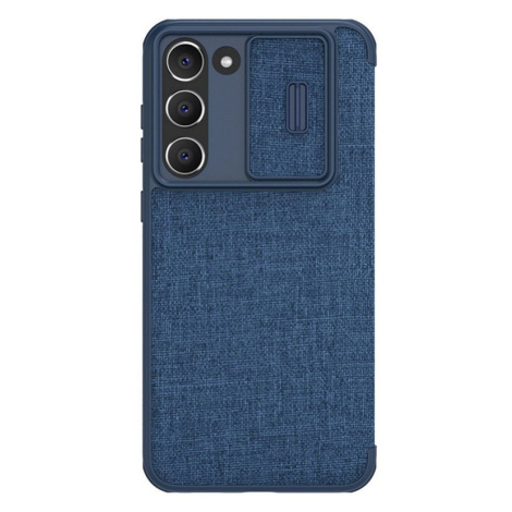 Pouzdro Nillkin Qin Book Pro Cloth Samsung Galaxy S23 modré