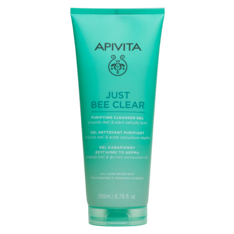 APIVITA Just Bee Clear čisticí gel na pleť se sklonem k akné 200 ml