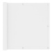 Balkónová zástěna bílá 90×500 cm oxfordská látka 134894