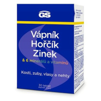 GS Vápník, hořčík, zinek, 30 tablet