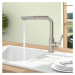 Dřezová baterie Villeroy & Boch Steel Shower, 969701LC, nerez 969701LC