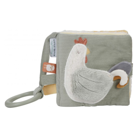 Little Dutch Závěsná textilní knížka s aktivitami Farma