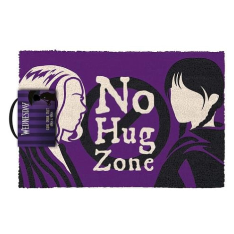 Rohožka Wednesday - No Hug Zone Pyramid