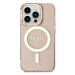 Kryt Guess GUHMN61HCMCGP iPhone 11 / Xr 6.1" pink hardcase Glitter Gold MagSafe (GUHMN61HCMCGP)