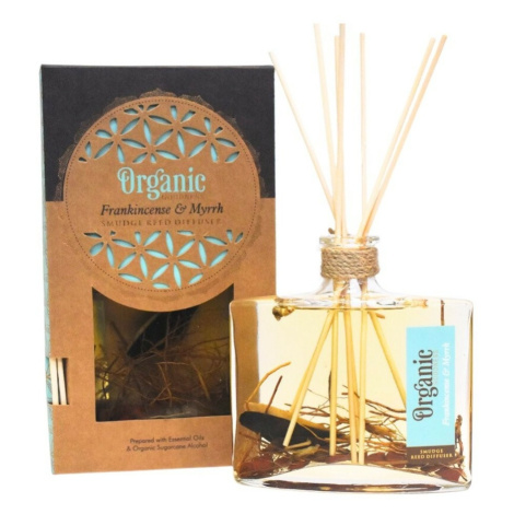 Organický difuzér 150 ml s tyčinkami, Frankincense&Myrrh