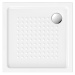 GSI Keramická sprchová vanička, čtverec 80x80x4,5cm, bílá ExtraGlaze