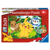 Ravensburger Dětské puzzle (Pokémon 2x24p)