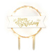 Scrapcooking Dřevěný zápich na dort LED - Happy Birthday