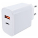 Solight USB A+C 20W fast charger DC71