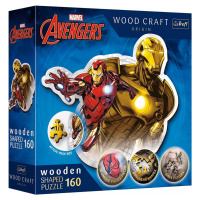 Wood Craft Origin puzzle Odvážný Iron Man