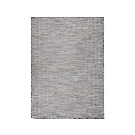 SHUMEE Venkovní hladce tkaný koberec, 200 × 280 cm hnědý/modrý