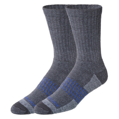 PARKSIDE® Pánské pracovní ponožky, 2 páry (43/46, šedá)