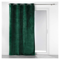 Zelený manšestrový závěs 140x260 cm Casual – douceur d'intérieur