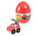 Abrick Écoiffier stavebnice pro děti ve vajíčku Rychlá auta s 3 auty P16108