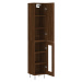 vidaXL Skříň highboard hnědý dub 34,5 x 34 x 180 cm kompozitní dřevo