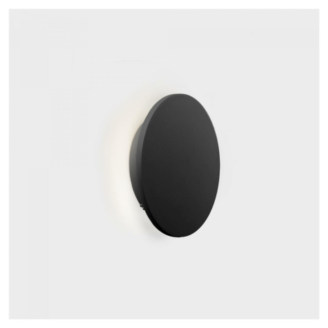 KOHL LIGHTING KOHL-Lighting MARVIN nástěnné svítidlo pr. 180 mm černá 12 W CRI 80 3000K Non-Dimm