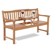 Zahradní dřevěná lavička se stolkem GH4606