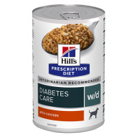 Hill's Prescription Diet w/d Diabetes Care s kuřecím - 12 x 370 g