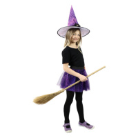 Dětský kostým TUTU sukně - čarodějnice s kloboukem
