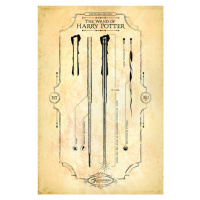 Umělecký tisk The wand of Harry Potter, 26.7 × 40 cm