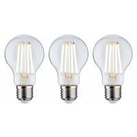 PAULMANN Eco-Line Filament 230V LED žárovka E27 3ks-sada 3x4W 3000K čirá