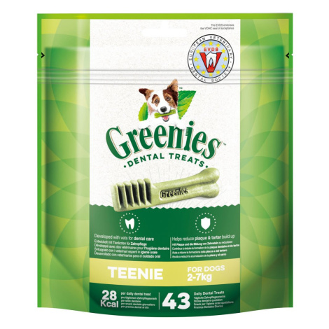 Greenies Teenie pamlsky pro péči o zuby pro psy od 2 do 7 kg 340 g