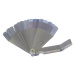 Ventilové (spárové) měrky zahnuté, 0.05 - 1.0 mm, 16 listů - QUATROS QS15518