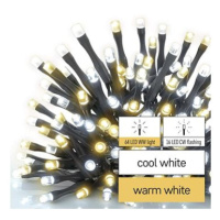 EMOS LED vánoční řetěz blikající, 8 m, venkovní i vnitřní, teplá/studená bílá, časovač