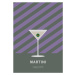 Ilustrace Drink Martini, Paperago, 30 × 40 cm