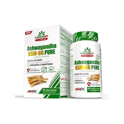Amix Nutrition ProVegan Ashwagandha KMS-66 Pure, 60 kapslí