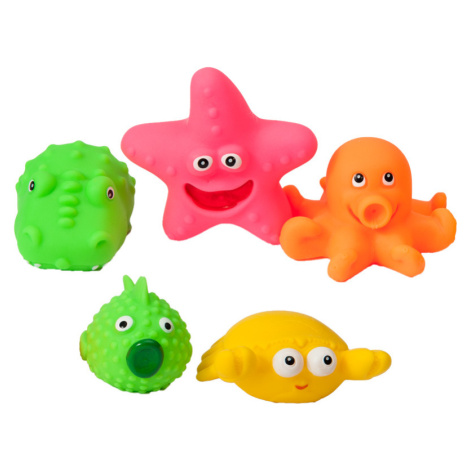 Hencz Toys Hencz Toys Gumové mořské zvířátka do vody - 5ks v balení