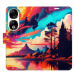 iSaprio Flip pouzdro Colorful Mountains 02 pro Honor 90 5G