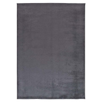 Tmavě šedý koberec z mikrovlákna 160x220 cm Coraline Liso – Universal