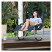 Blumfeldt Westwood Rocking Chair, houpací lehátko, ergonomické, hliníkový rám, tmavomodré