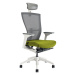 Ergonomická kancelářská židle OfficePro Merens White Barva: černá, Opěrka hlavy: s opěrkou **