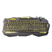 C-TECH klávesnice SCORPIA V2 (GKB-119), herní, CZ/SK, 7 barev podsvícení, programovatelná, černá