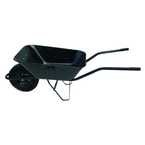 J.A.D. TOOLS kolečko stavební 80 l, plná pryž, pevná osa, černé