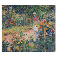 Monet, Claude - Obrazová reprodukce Garden at Giverny, 1895, (40 x 35 cm)