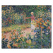 Obrazová reprodukce Garden at Giverny, 1895, Monet, Claude, 40 × 35.1 cm