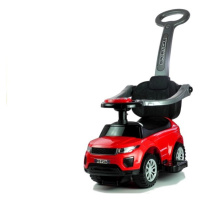 mamido  Odrážedlo Range Rover s vodící tyčí 3v1 červené