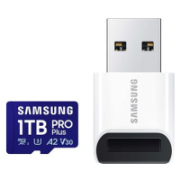 Samsung MicroSDXC 1TB PRO Plus + USB adaptér (2023)