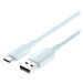 Vention USB 2.0 A Male to C Male 3A Cable 2M Blue PVC Type