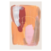 Ilustrace Abstract Brush Strokes 125, Mareike Bohmer, 26.7x40 cm