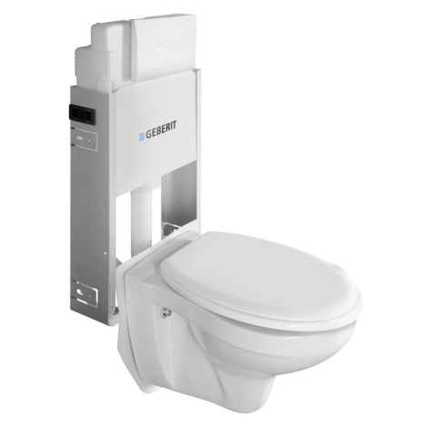 WC SADA závěsné WC Taurus s nádržkou a tlačítkem Geberit, pro zazdění WC-SADA-15 AQUALINE