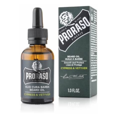 Proraso olej na vousy Cypress and Vetyver 30 ml