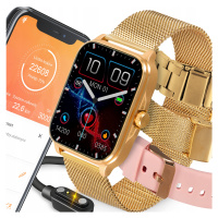 Chytré Hodinky Dámské Mesh Hodinky Hovory Menu Pl Měření Cukru Smart Watch Met