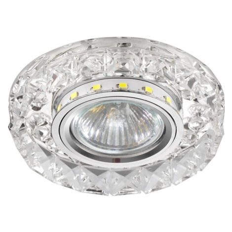 LUXERA  - Podhledové svítidlo CRYSTALS 1xGU10/50W/230V + LED STRIPE