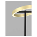 WOFI Stolní lampa Brest 1x 10,5W LED 1100lm 3000K černá + zlatá 8016-104