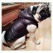 Vsepropejska Flavory bunda pro psa s odepinatelnou kapucí Barva: Černá, Délka zad (cm): 22, Obvo