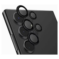 Ochranné sklo UNIQ Optix Aluminum Camera Lens Protector Sam S24 Ultra S928 midnight black camera